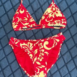 Roxy tropical print swimsuit